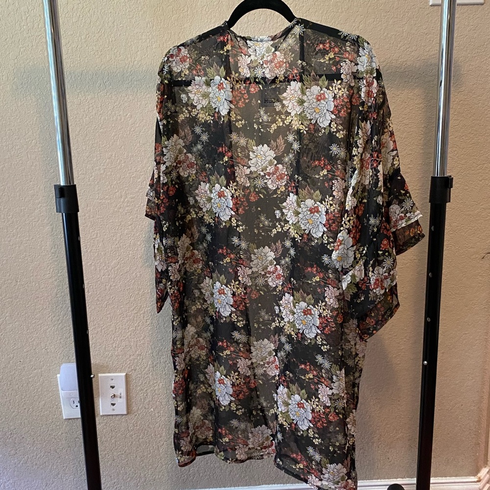 CLOSEOUT Mudd Floral Kimono - One Size